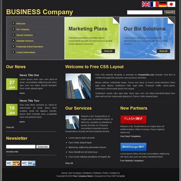 Image for Business Template on template0.com Image for Business Template on template0.com