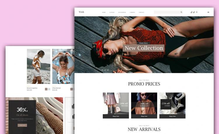 Image for Wish – Free eCommerce Website Template on template0.com Image for Wish – Free eCommerce Website Template on template0.com