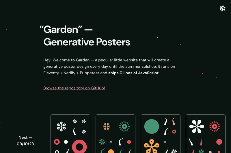 Image for Garden Jamstack Posters on template0.com Image for Garden Jamstack Posters on template0.com