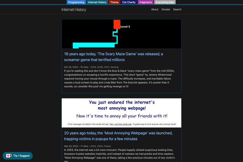Image for Internet History on template0.com Image for Internet History on template0.com