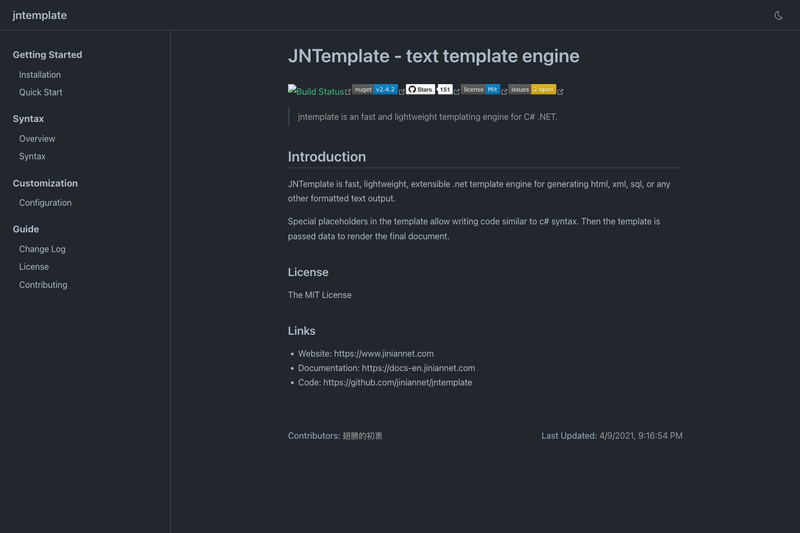 Image for JNTemplate on template0.com Image for JNTemplate on template0.com