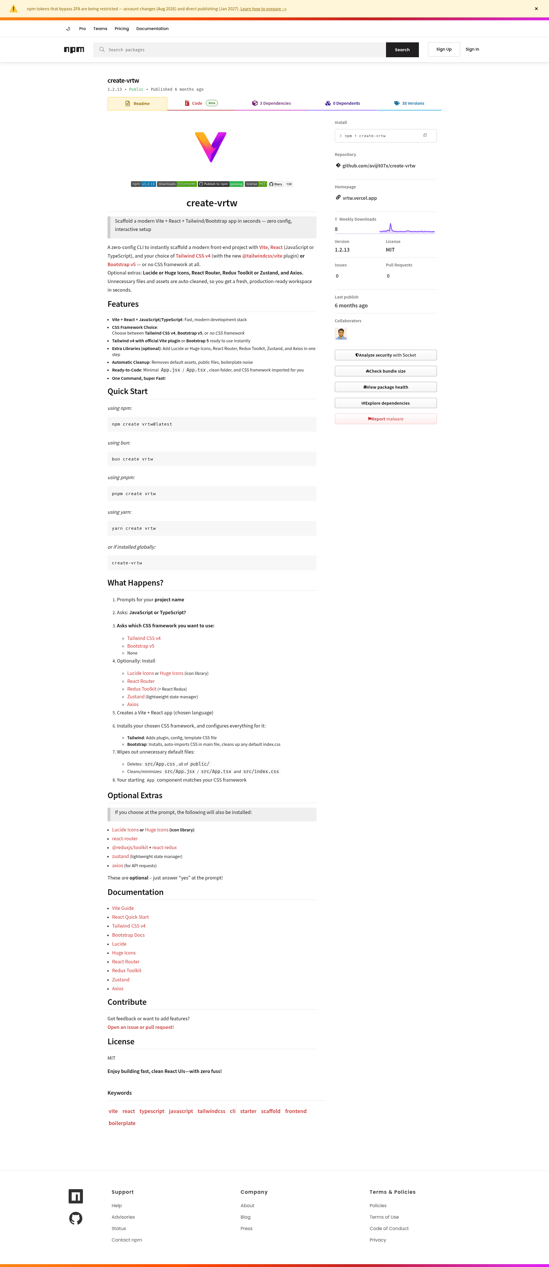 screenshot of create-vrtw on template0.com