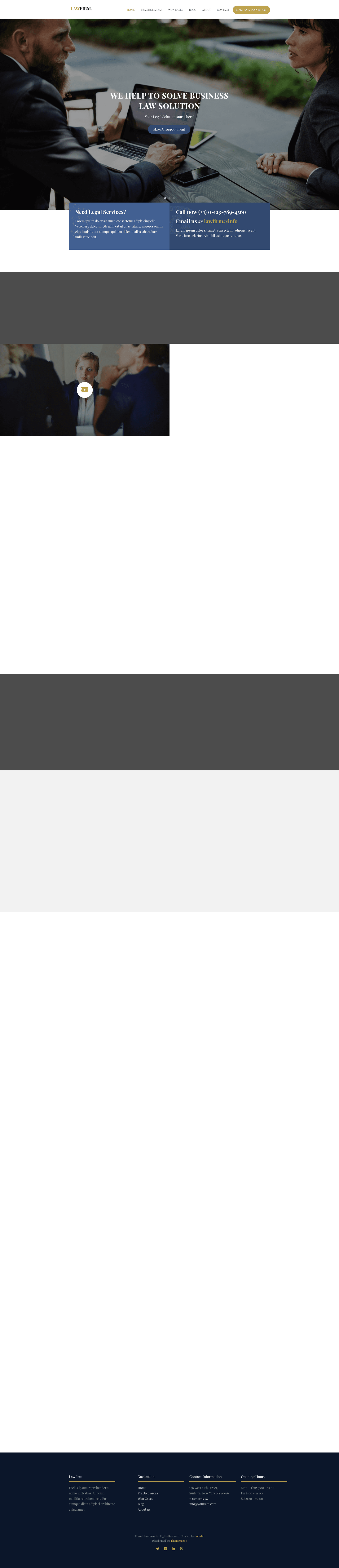 screenshot of Lawfirm on template0.com