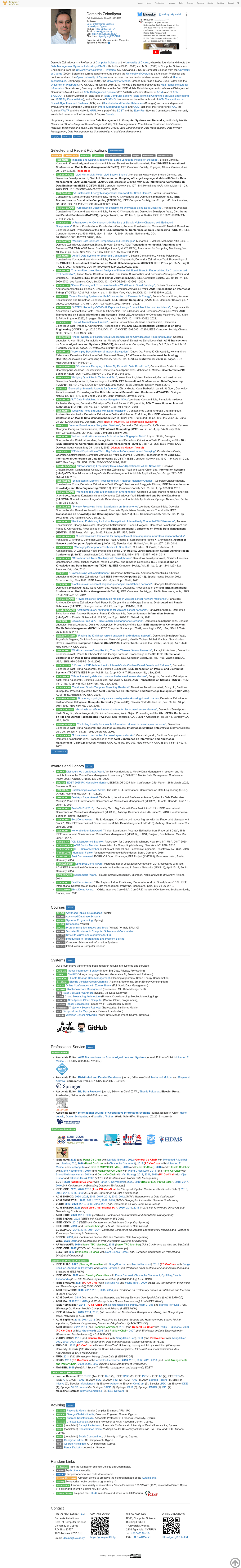 screenshot of Academic Responsive Template on template0.com
