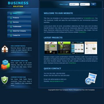 Image for Business Template on template0.com Image for Business Template on template0.com