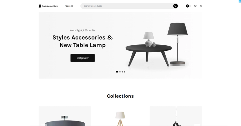 Image for Commerceplate(ecommerce nextjs template) on template0.com Image for Commerceplate(ecommerce nextjs template) on template0.com