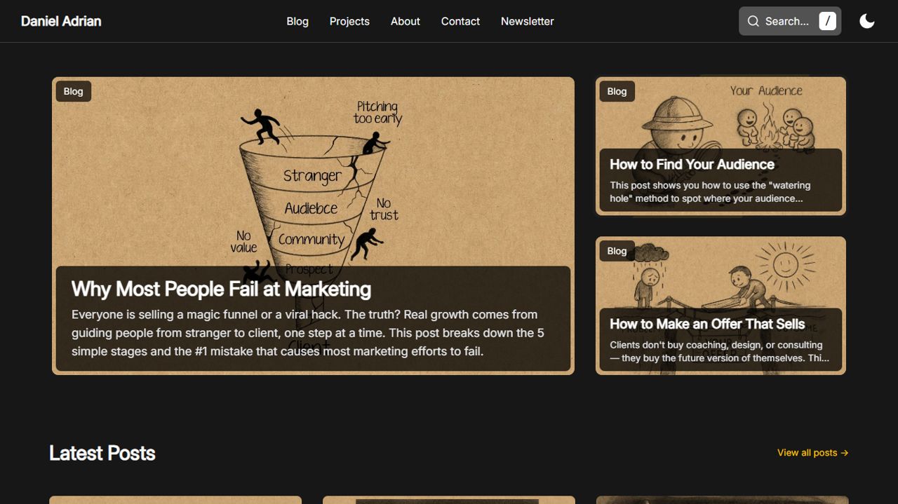 Basic Blog preview