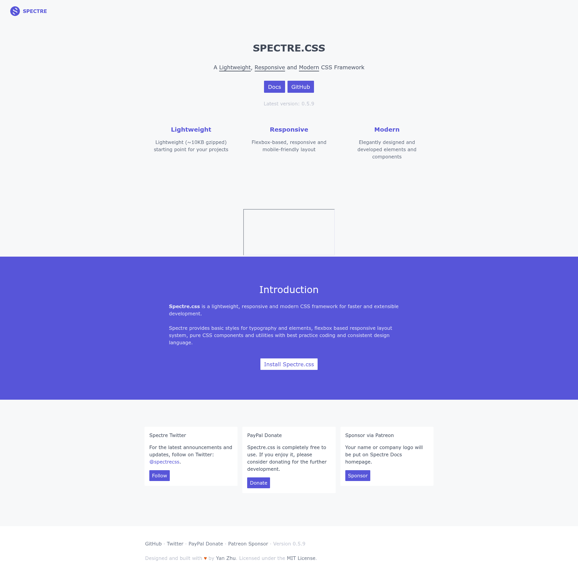 screenshot of Spectre Pixel Theme on template0.com