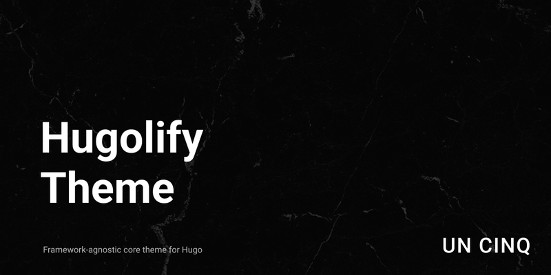 Image for Hugolify theme on template0.com Image for Hugolify theme on template0.com
