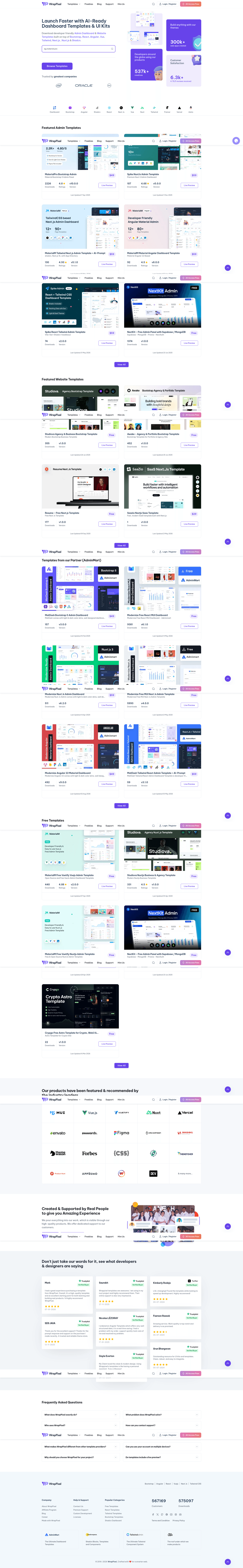 screenshot of Matrix Admin Bootstrap 5 on template0.com