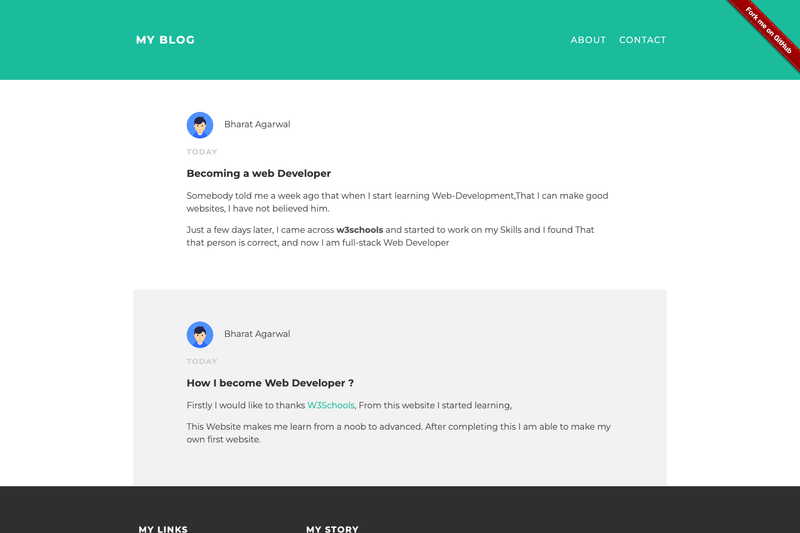Image for Blog Template on template0.com Image for Blog Template on template0.com