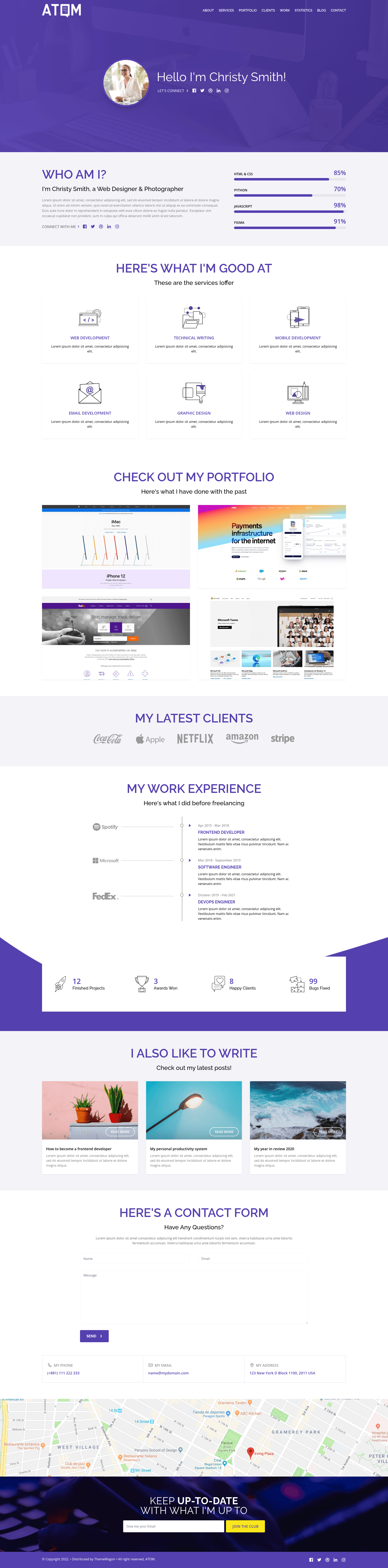 screenshot of Atom on template0.com