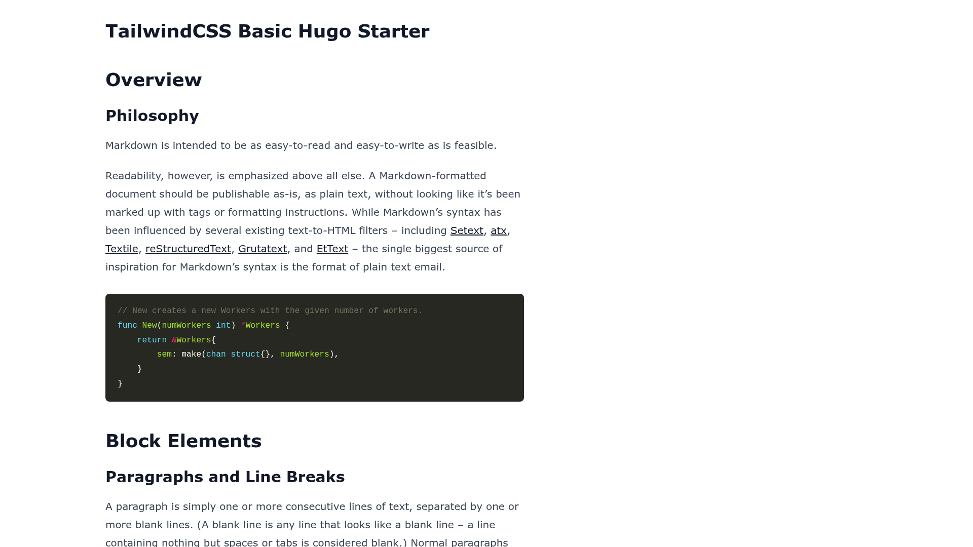 hugo-tailwind3-starter preview