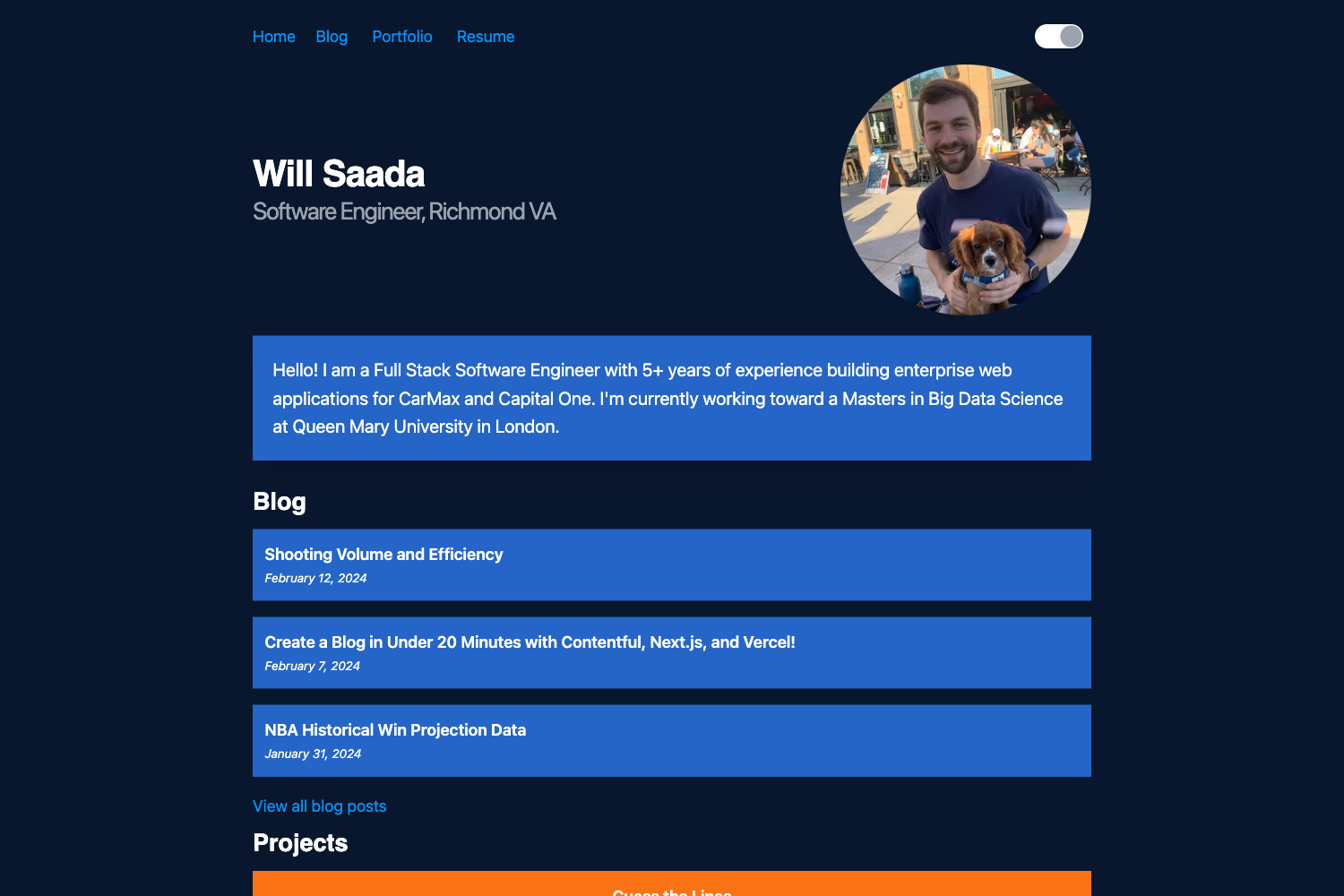 Next.js Contentful Blog preview