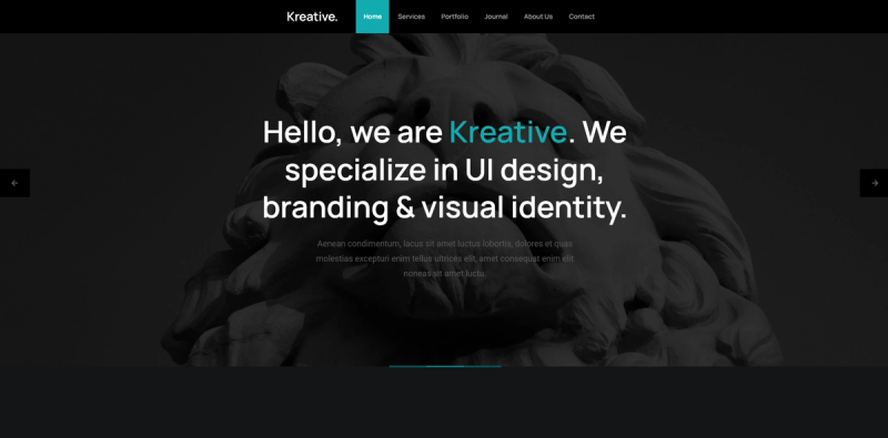 Image for Kreative(agency html template) on template0.com