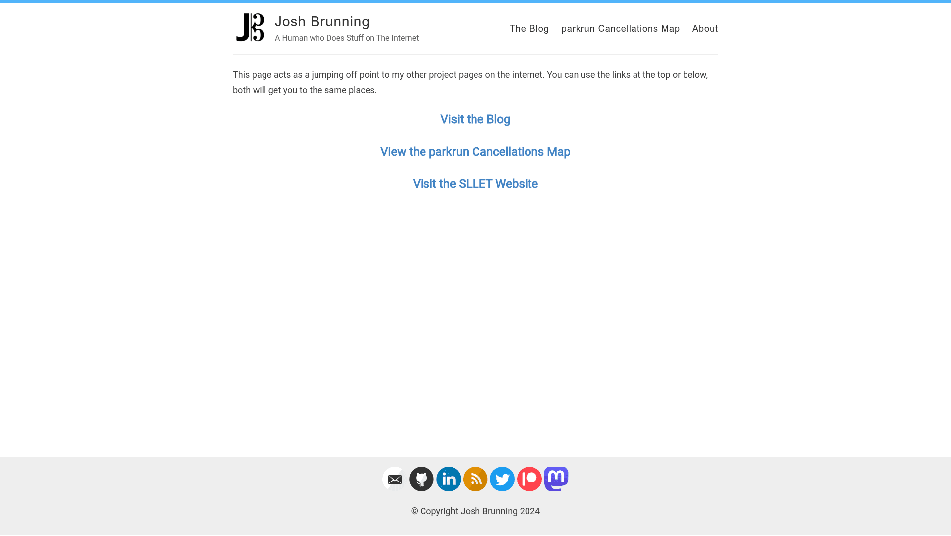 screenshot of Homepage on template0.com