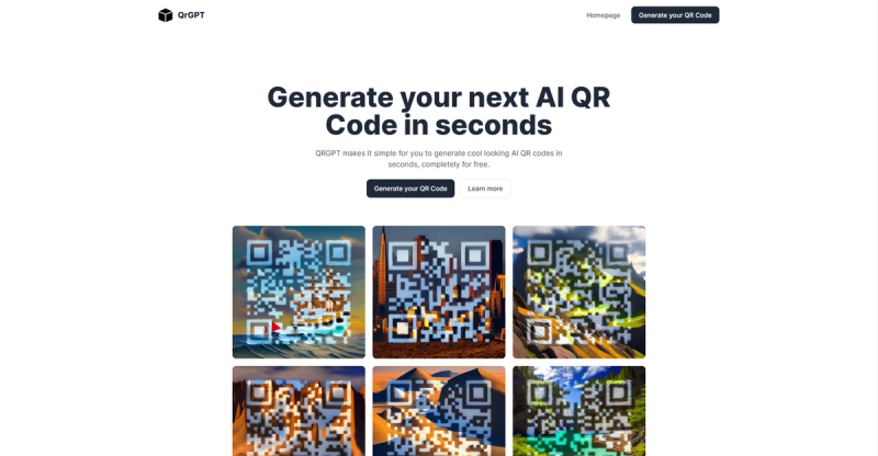 Image for qrGPT(AI nextjs template) on template0.com