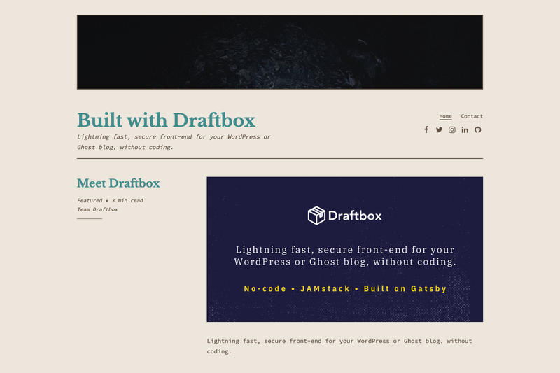 Image for Gatsby WordPress Theme Libre on template0.com Image for Gatsby WordPress Theme Libre on template0.com