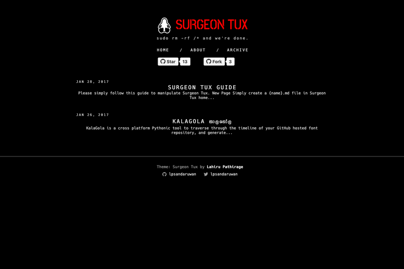 Image for Surgeon Tux on template0.com Image for Surgeon Tux on template0.com