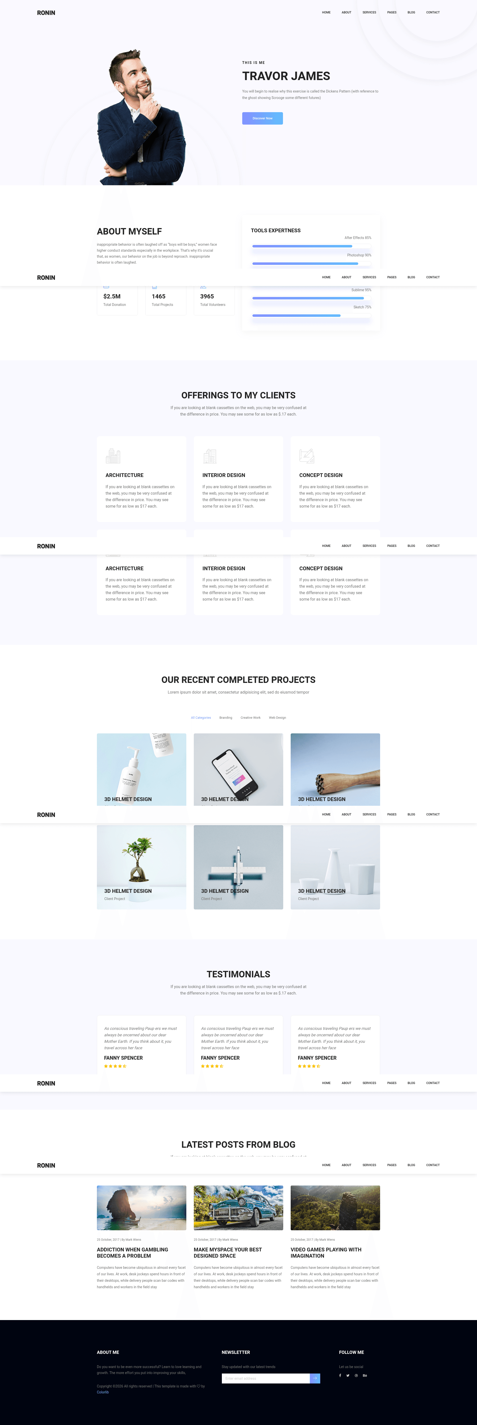 screenshot of Ronin on template0.com