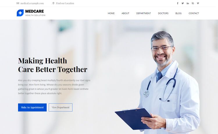 Image for Medcare on template0.com