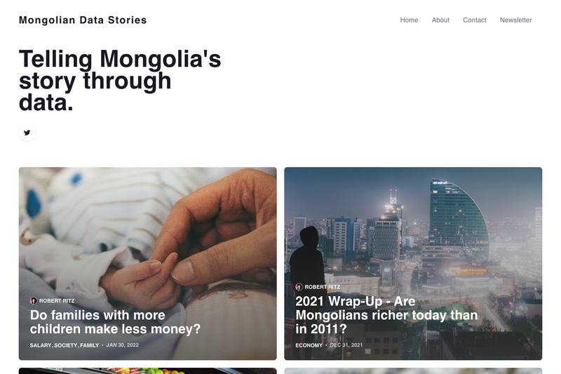 Image for Mongolian Data Stories on template0.com
