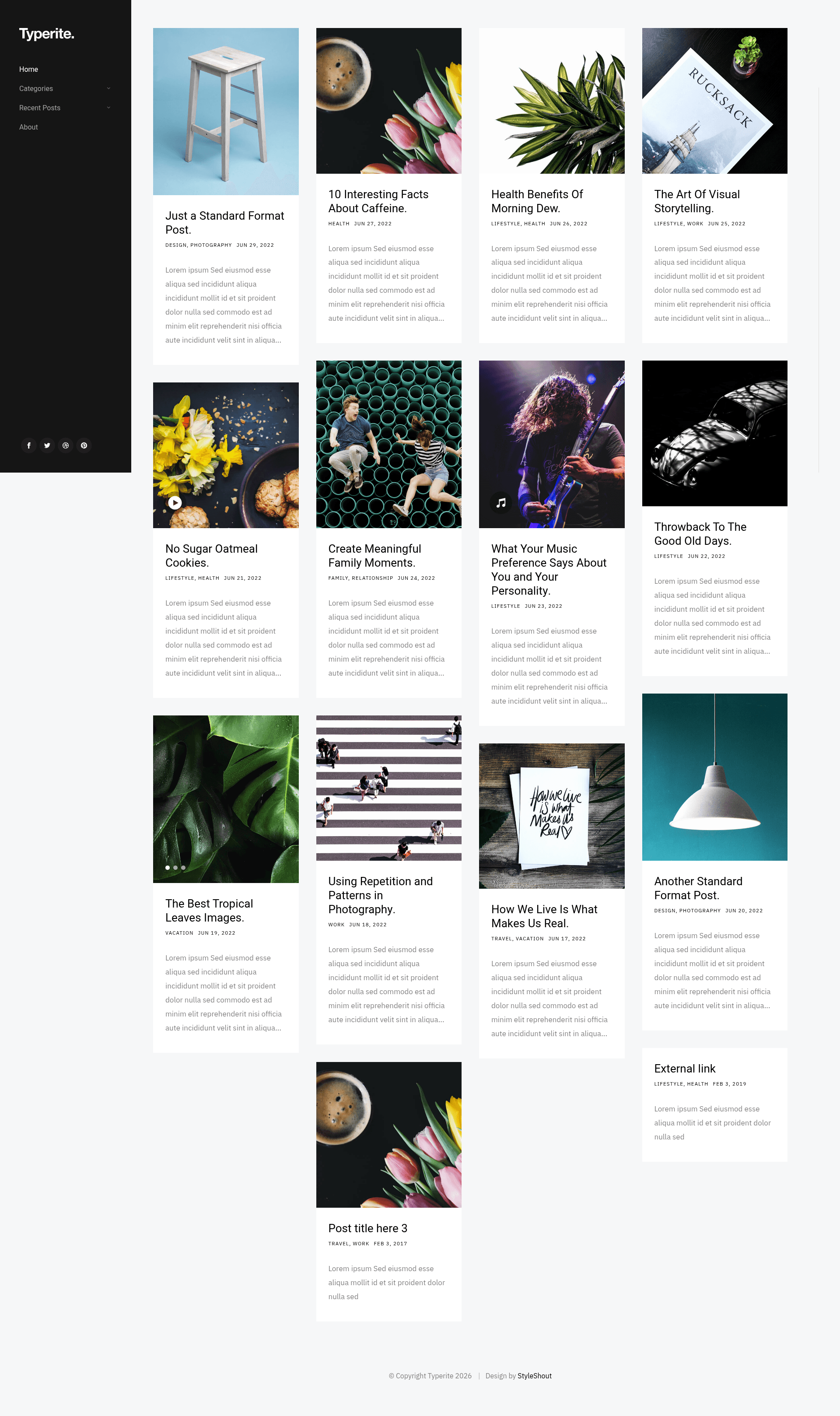 screenshot of Next.js Typerite Boilerplate on template0.com