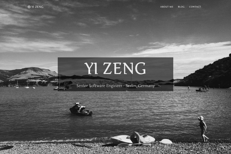 Image for yizeng.me on template0.com