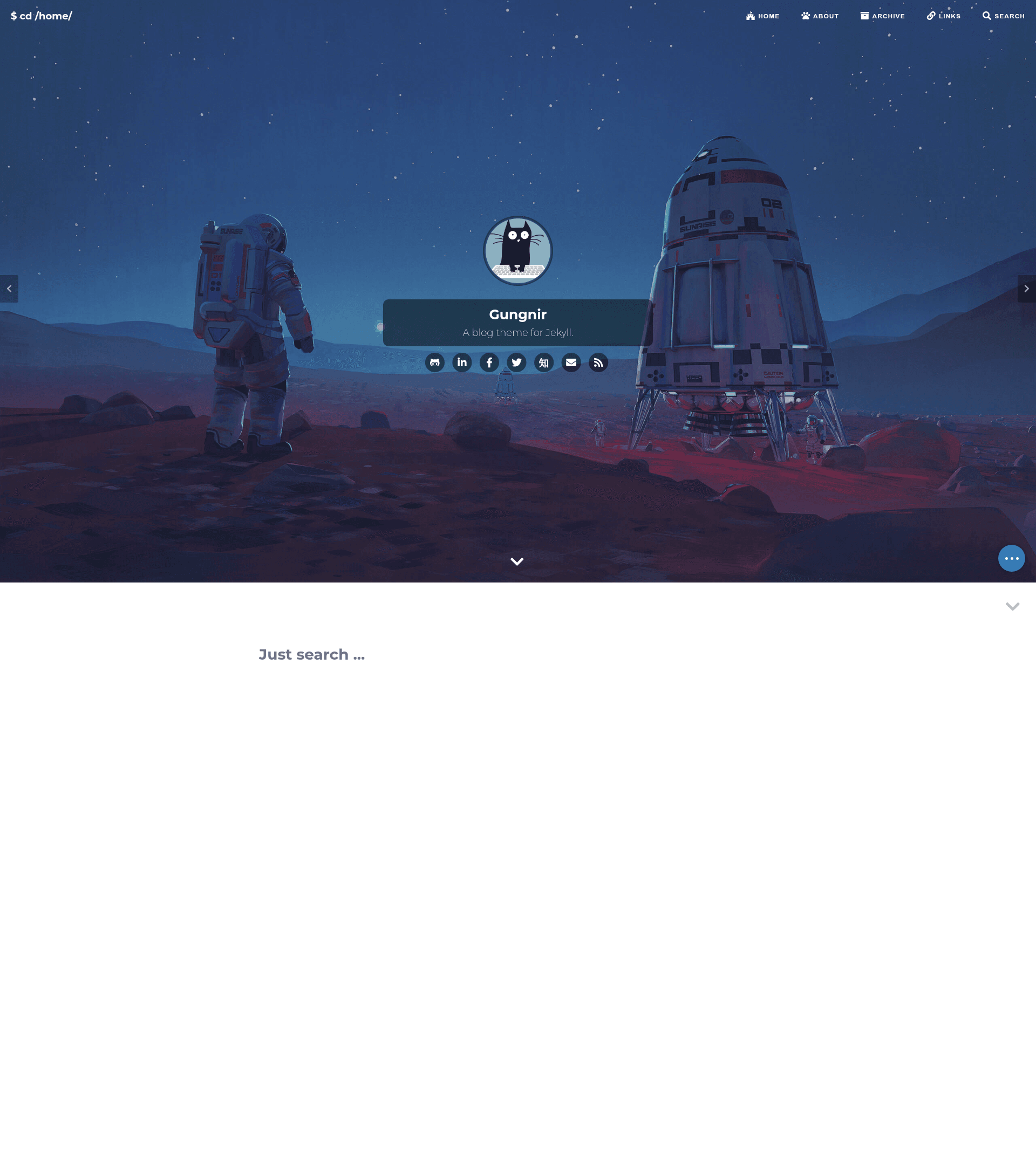 screenshot of Gungnir on template0.com