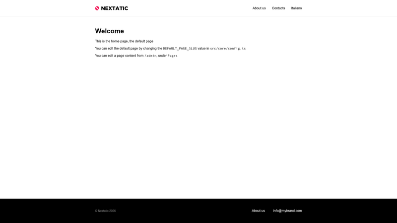Image for Nextatic on template0.com Image for Nextatic on template0.com