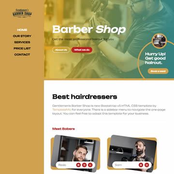 Image for Barber Shop Template on template0.com Image for Barber Shop Template on template0.com