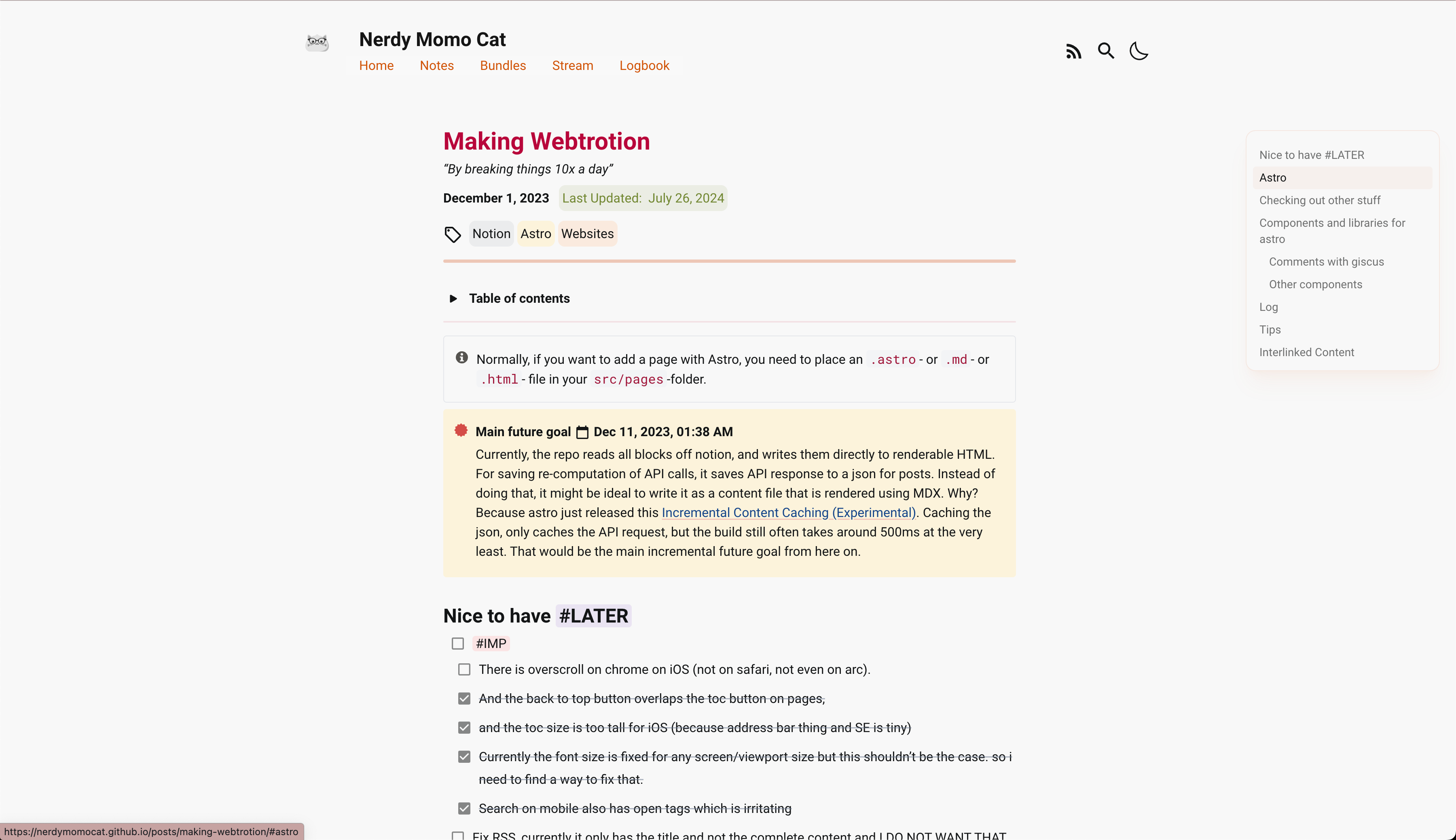 Webtrotion preview