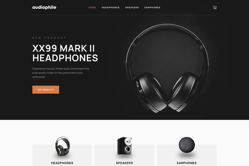 Image for Audiophile Ecommerce on template0.com Image for Audiophile Ecommerce on template0.com