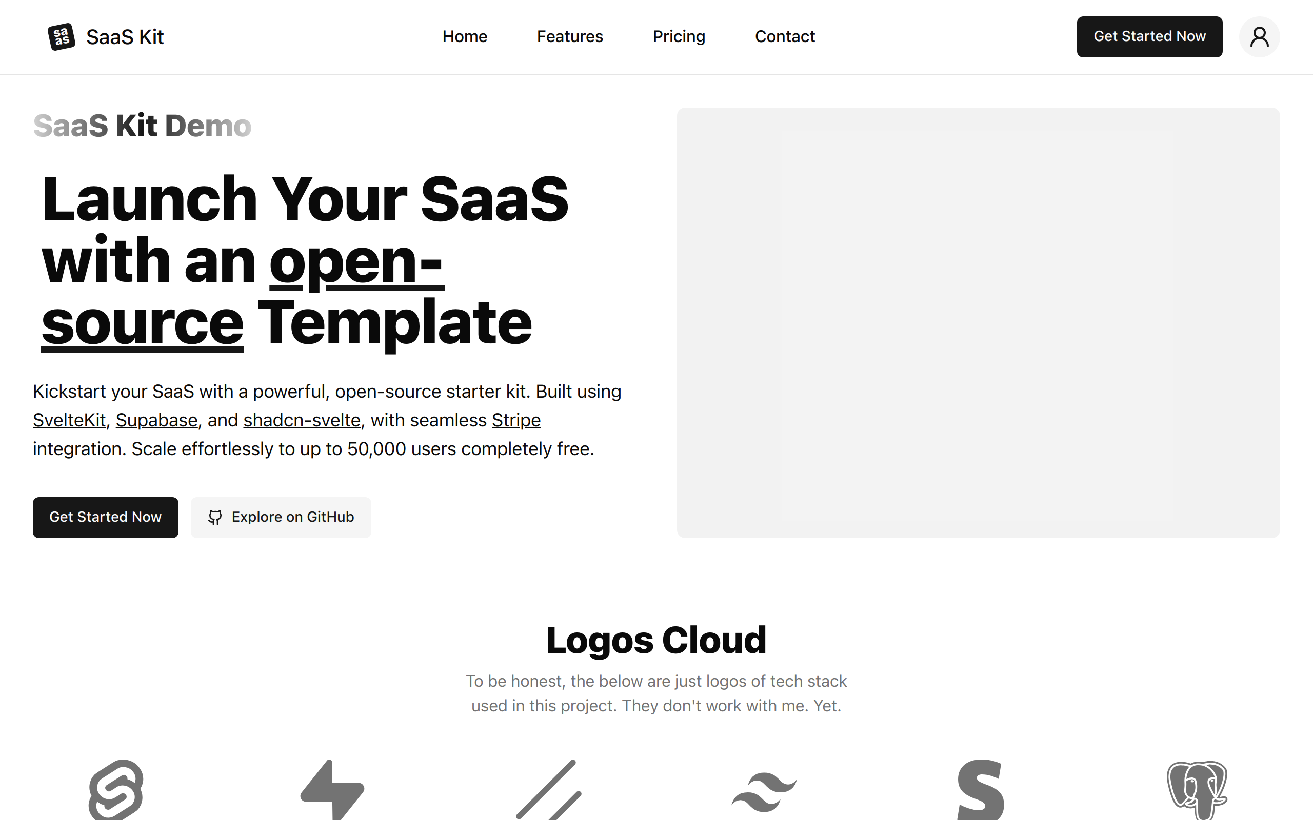 SaaS Kit preview