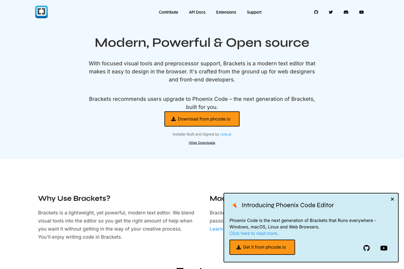 Image for Brackets on template0.com