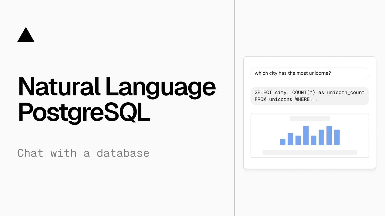 Natural Language Postgres preview