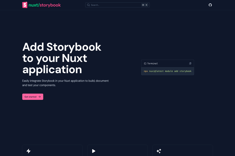 Image for Nuxt Storybook on template0.com Image for Nuxt Storybook on template0.com