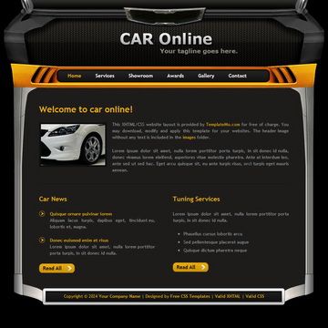 Image for Car Template on template0.com Image for Car Template on template0.com