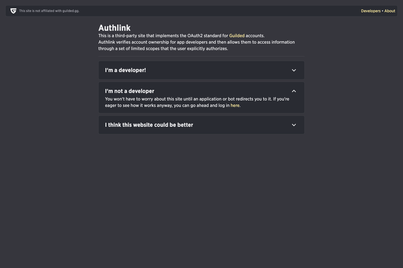 Image for Authlink on template0.com