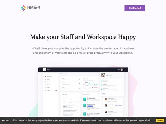 Image for HiStaff Static Website on template0.com Image for HiStaff Static Website on template0.com
