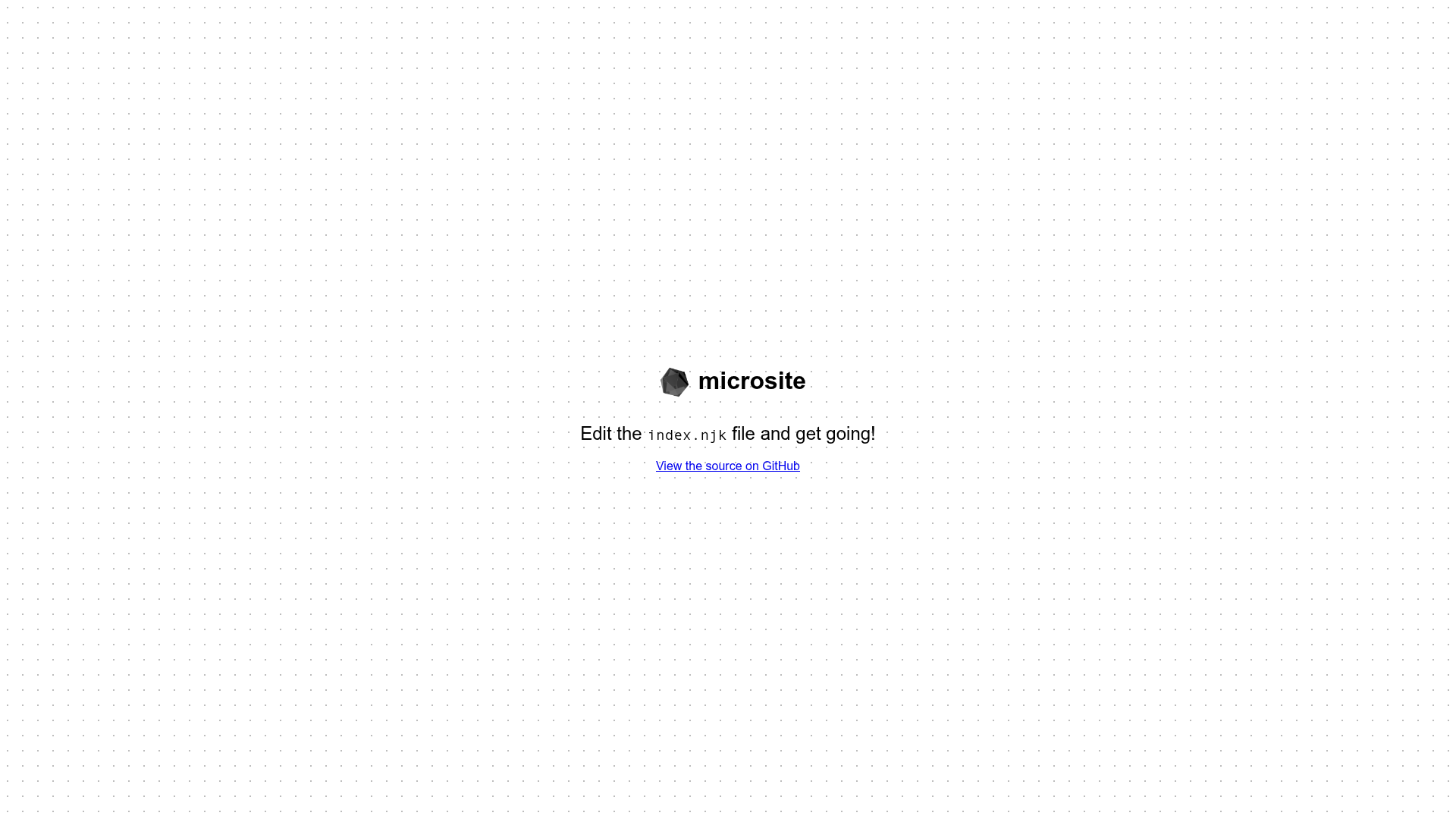 screenshot of Micro Site on template0.com