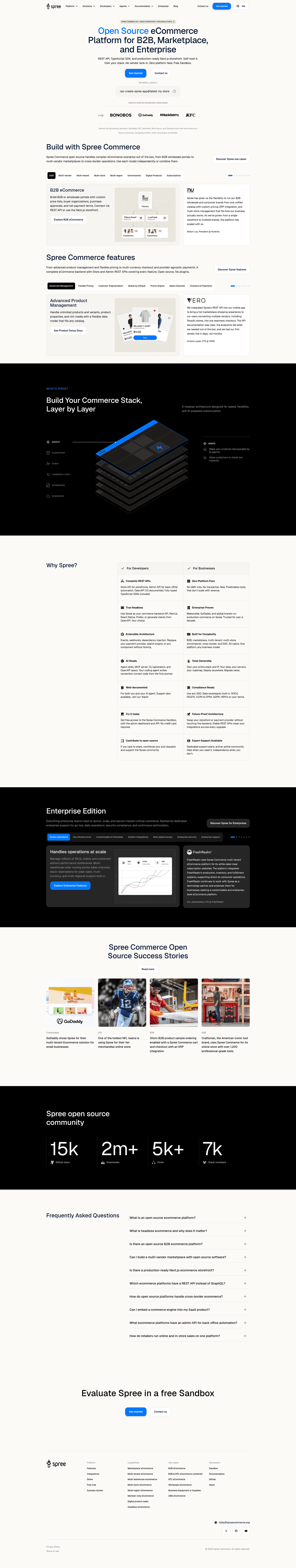 screenshot of Spree Starter on template0.com