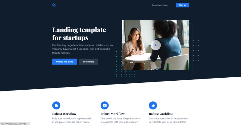 Image for Tidy(business html template) on template0.com