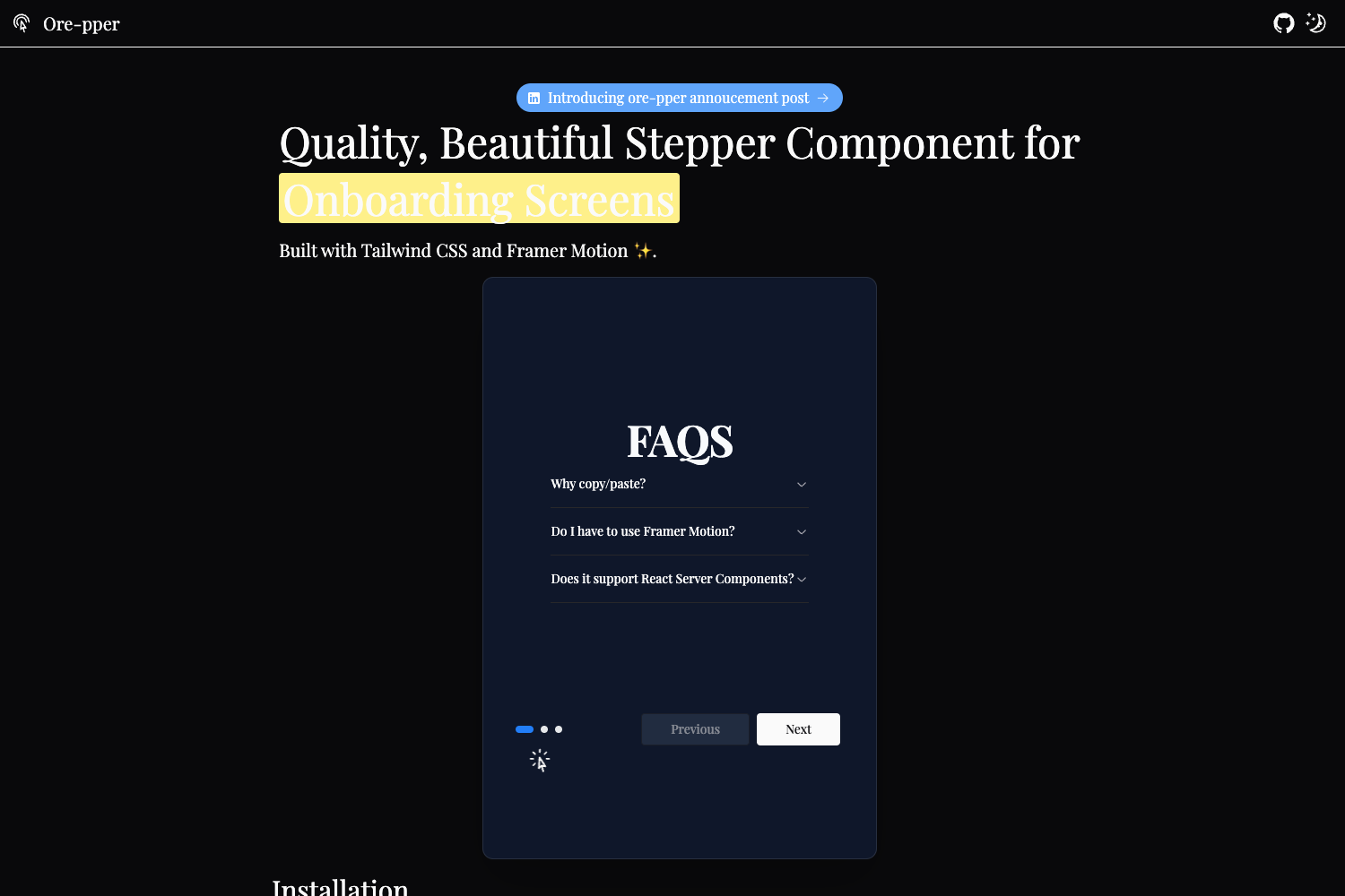 Ore Pper preview