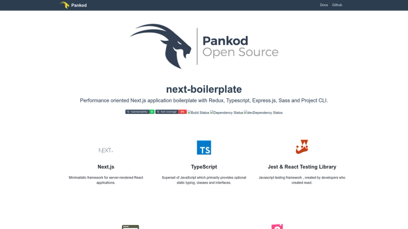 Image for next-boilerplate on template0.com