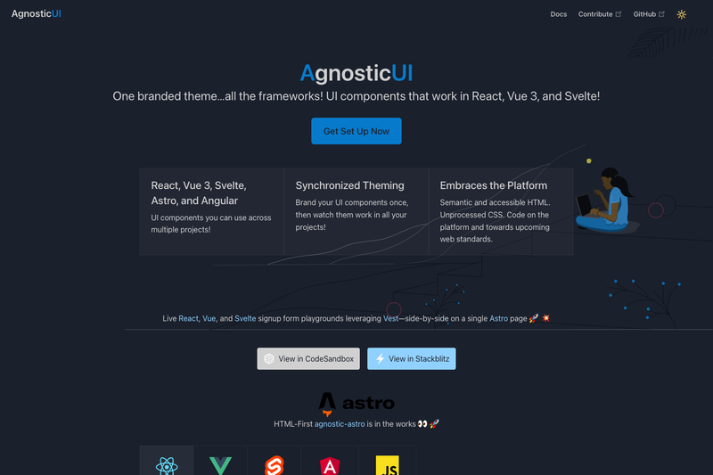 Image for AstroAgnosticUIStarter on template0.com Image for AstroAgnosticUIStarter on template0.com