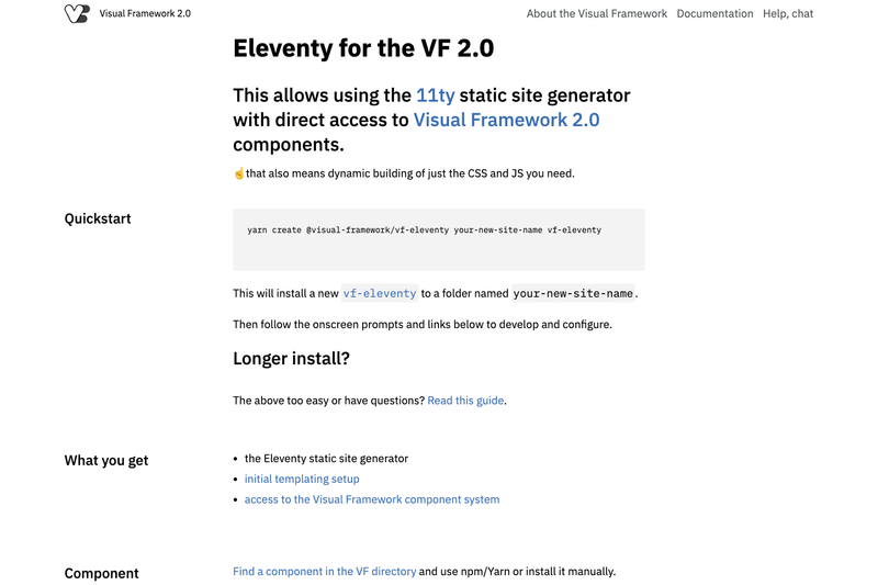 Image for VF Eleventy on template0.com