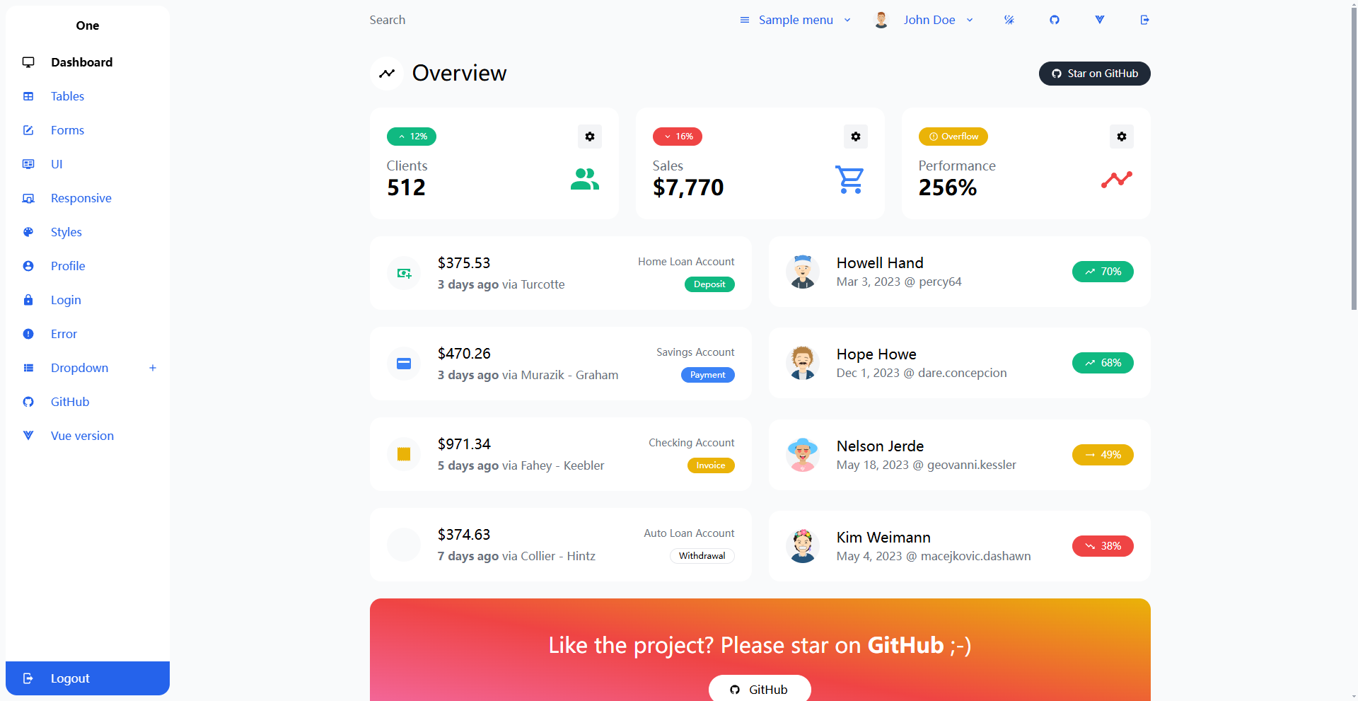 Tailwind React preview