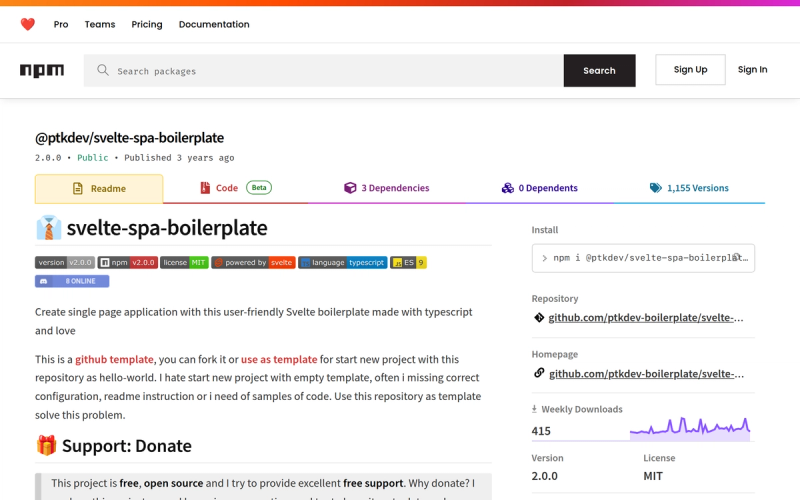 Image for svelte-spa-boilerplate on template0.com Image for svelte-spa-boilerplate on template0.com