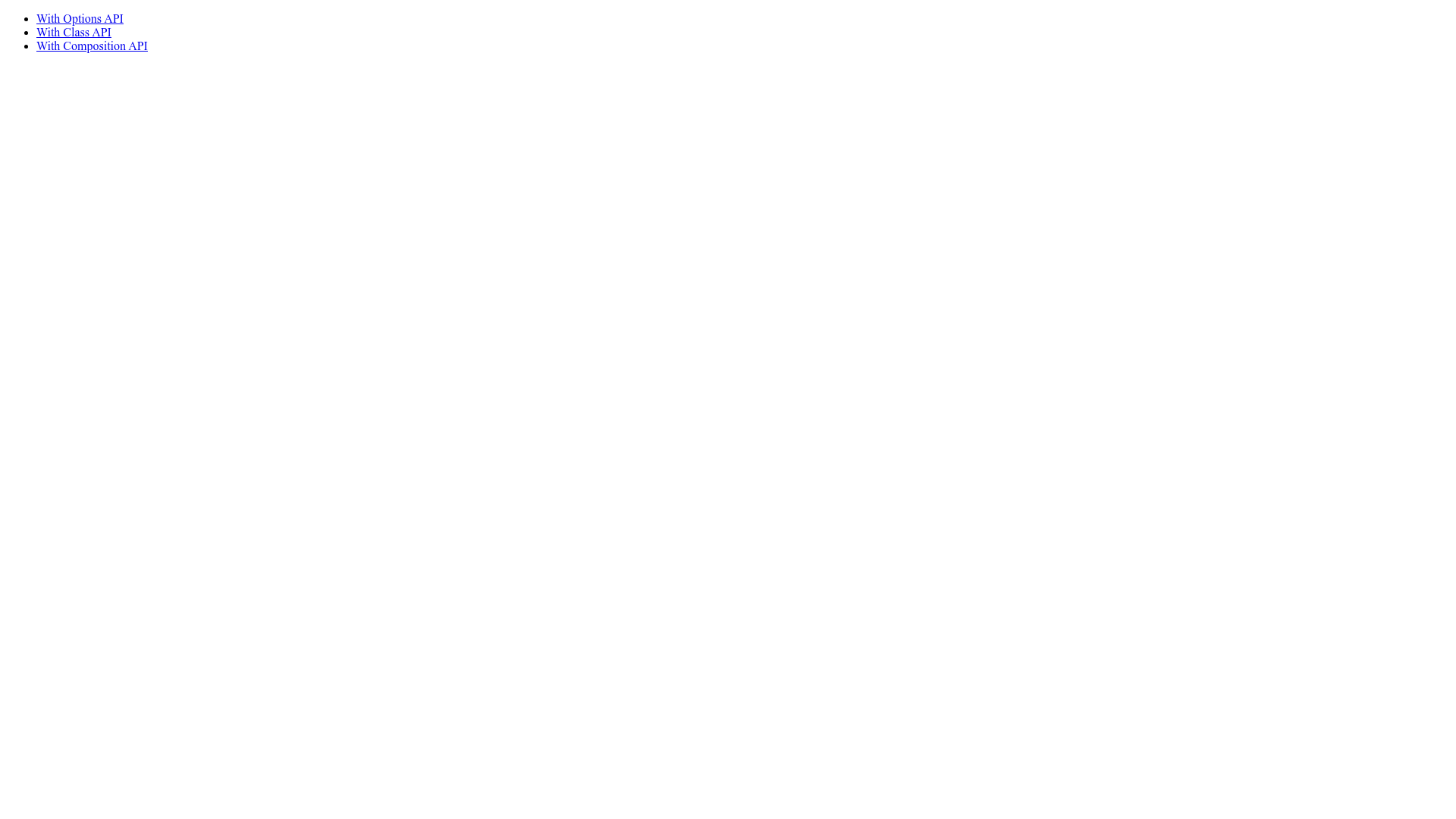 screenshot of Nuxt TypeScript Starter Template on template0.com